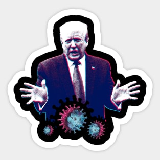 Glitch Trump Sticker